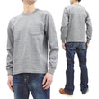 Load image into Gallery viewer, Whitesvill Plain T-shirt Men's Heavyweight Long Sleeve Pocket Tee WV68849 113 Heather-Gray