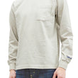 Load image into Gallery viewer, Whitesvill Plain T-shirt Men's Heavyweight Long Sleeve Pocket Tee WV68849 131 Oatmeal