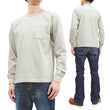 Load image into Gallery viewer, Whitesvill Plain T-shirt Men's Heavyweight Long Sleeve Pocket Tee WV68849 131 Oatmeal