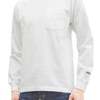 Load image into Gallery viewer, Whitesvill Plain T-shirt Men's Heavyweight Long Sleeve Pocket Tee WV68849 105 Off-white