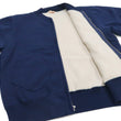 Load image into Gallery viewer, Whitesville Full-zip Sweatshirt No Hood with thermal lining Men's Waffle Lined Plain Zippered Sweatshirt Jacket WV69035 128 Navy-Blue