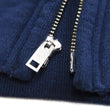 Load image into Gallery viewer, Whitesville Full-zip Sweatshirt No Hood with thermal lining Men's Waffle Lined Plain Zippered Sweatshirt Jacket WV69035 128 Navy-Blue