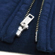 Load image into Gallery viewer, Whitesville Full-zip Sweatshirt No Hood with thermal lining Men's Waffle Lined Plain Zippered Sweatshirt Jacket WV69035 128 Navy-Blue
