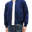 Load image into Gallery viewer, Whitesville Full-zip Sweatshirt No Hood with thermal lining Men's Waffle Lined Plain Zippered Sweatshirt Jacket WV69035 128 Navy-Blue