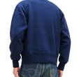 Load image into Gallery viewer, Whitesville Full-zip Sweatshirt No Hood with thermal lining Men's Waffle Lined Plain Zippered Sweatshirt Jacket WV69035 128 Navy-Blue