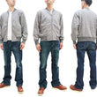 Load image into Gallery viewer, Whitesville Full-zip Sweatshirt No Hood with thermal lining Men's Waffle Lined Plain Zippered Sweatshirt Jacket WV69035 113 Heather-Gray