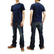 Load image into Gallery viewer, Whitesville 2-Pack T-shirts Men's Plain Short Sleeve Loopwheeled Tees by Toyo Enterprises WV73544 128 Navy-Blue