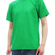 Load image into Gallery viewer, Whitesvill Plain T-shirt with Rib Side Panels Men's Heavyweight Short Sleeve Tee WV78930 144 Kelly-Green