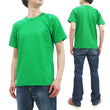 Load image into Gallery viewer, Whitesvill Plain T-shirt with Rib Side Panels Men's Heavyweight Short Sleeve Tee WV78930 144 Kelly-Green