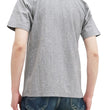 Load image into Gallery viewer, Whitesvill Plain T-shirt with Rib Side Panels Men's Heavyweight Short Sleeve Tee WV78930 113 Heather-Gray
