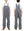 HEADLIGHT Overalls Men's Casual Unlined 11 Oz. Hickory Striped Denim Bib Overall HD42456 421A One-Wash