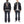Load image into Gallery viewer, Tailor Toyo Reversible Vietnam Jacket with Insulation - Men&#39;s Modern Reinterpretation of Viet-Jumper Vietnam Souvenir Jacket / TT15800-119 Black
