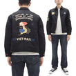 Load image into Gallery viewer, Tailor Toyo Reversible Vietnam Jacket with Insulation - Men&#39;s Modern Reinterpretation of Viet-Jumper Vietnam Souvenir Jacket / TT15800-119 Black
