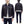 Load image into Gallery viewer, Oni Denim Jacket 02527P-kasuri Men&#39;s Casual Slim-Fit 17oz. ONI-Kasuri Slub Selvedge Denim Type III Jean Jacket Indigo One-Wash
