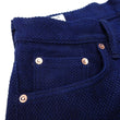 Load image into Gallery viewer, Studio D'Artisan Deep Indigo Selvedge Sashiko Jeans - 14 oz - Regular Straight - Button Fly - Made in Japan (SDA 1907 One Wash)
