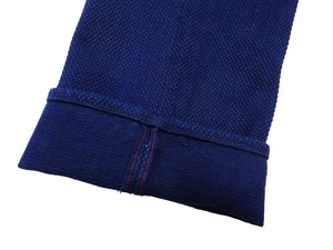 Studio D'Artisan Deep Indigo Selvedge Sashiko Jeans - 14 oz - Regular Straight - Button Fly - Made in Japan (SDA 1907 One Wash)