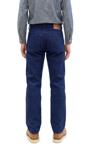 Studio D'Artisan Deep Indigo Selvedge Sashiko Jeans - 14 oz - Regular Straight - Button Fly - Made in Japan (SDA 1907 One Wash)