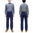 Load image into Gallery viewer, Studio D'Artisan Deep Indigo Selvedge Sashiko Jeans - 14 oz - Regular Straight - Button Fly - Made in Japan (SDA 1907 One Wash)

