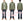 Studio D'Artisan Men's Heavyweight Jacquard Work Shirt, Sashiko Stitch Boro/Noragi-Inspired Slub Plaid, 100% Cotton, Made in Japan (SDA 5651 Green)