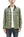 Studio D'Artisan Men's Heavyweight Jacquard Work Shirt, Sashiko Stitch Boro/Noragi-Inspired Slub Plaid, 100% Cotton, Made in Japan (SDA 5651 Green)
