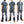 Studio D'artisan Men's Noragi-Style Sashiko Jacquard Short Sleeve Shirt, Boro-Inspired Heavyweight Japanese Workwear Button-Up Shirt, Made in Japan (SDA 5657, Blue)