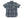 Studio D'artisan Men's Noragi-Style Sashiko Jacquard Short Sleeve Shirt, Boro-Inspired Heavyweight Japanese Workwear Button-Up Shirt, Made in Japan (SDA 5657, Blue)