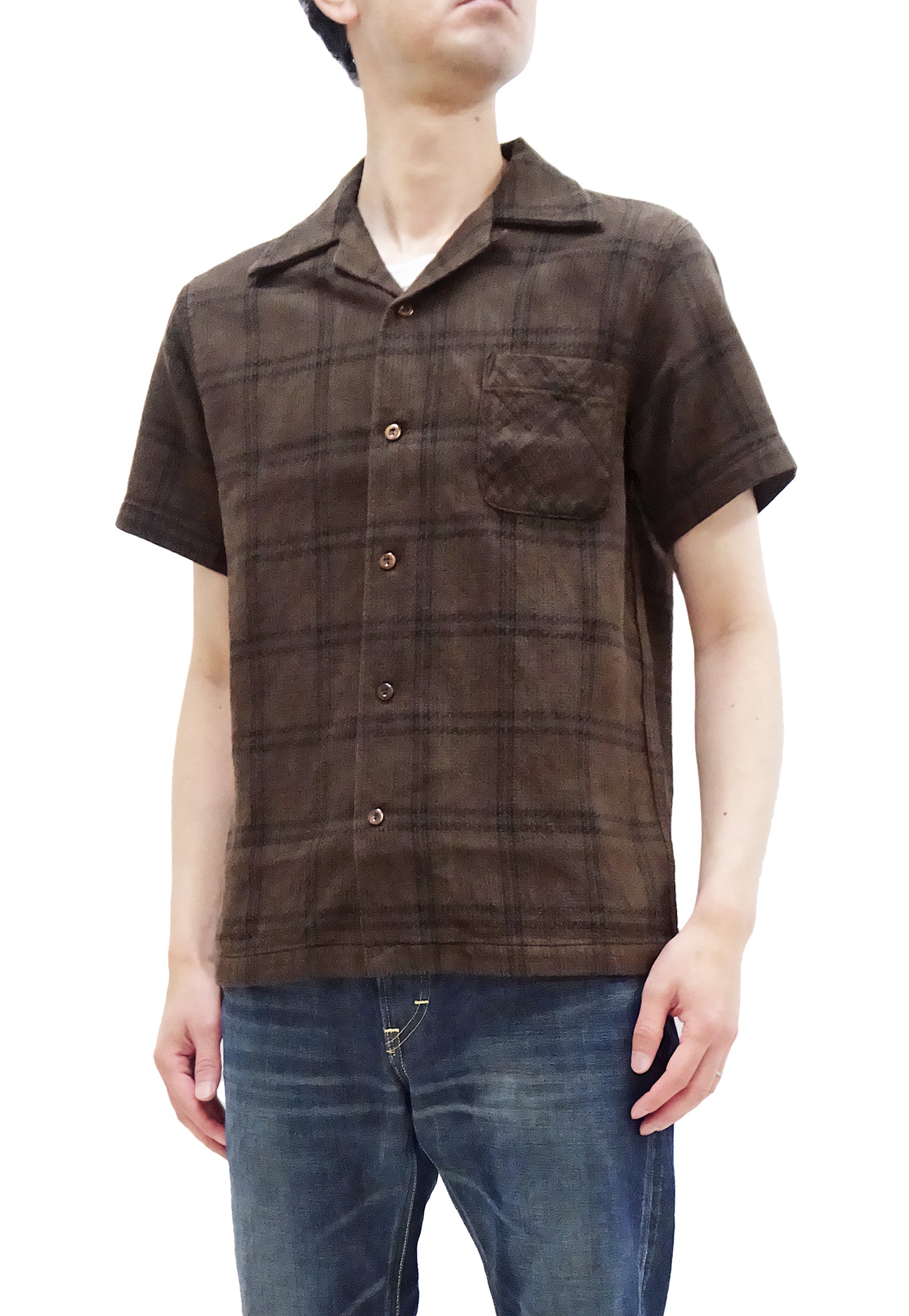 Studio D'artisan Sashiko Shirt Men's Casual Resort Collar Short Sleeve –  RODEO-JAPAN Pine-Avenue Clothes shop