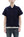 Studio D'Artisan Indigo Dobby Camp Collar Shirt - Men's Short Sleeve Casual Shirt with Relaxed Resort-Style Design - 5724 Deep-Indigo