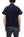 Studio D'Artisan Indigo Dobby Camp Collar Shirt - Men's Short Sleeve Casual Shirt with Relaxed Resort-Style Design - 5724 Deep-Indigo