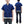 Load image into Gallery viewer, Studio D&#39;Artisan Indigo Dobby Camp Collar Shirt - Men&#39;s Short Sleeve Casual Shirt with Relaxed Resort-Style Design - 5724U Faded-Indigo
