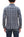 Studio D'Artisan Men's Indigo Plaid Long Sleeve Work Shirt Noragi Boro Sashiko Inspired Made in Japan (SDA 5737)