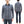 Studio D'Artisan Men's Indigo Plaid Long Sleeve Work Shirt Noragi Boro Sashiko Inspired Made in Japan (SDA 5737)