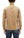 Studio D'Artisan Men's 12oz Fox Cotton Long Sleeve Work Shirt - Naturally Colored Brown Organic Twill, Undyed, Made in Japan (SDA 5740)