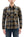 Studio D'Artisan Men's Flannel Plaid Work Shirt, Heavyweight Cotton Long-Sleeve Button-Up Shirt with Minimal Brushing, Made in Japan (SDA 5752 Brown)