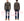 Studio D'Artisan Men's Flannel Plaid Work Shirt, Heavyweight Cotton Long-Sleeve Button-Up Shirt with Minimal Brushing, Made in Japan (SDA 5752 Brown)