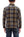 Studio D'Artisan Men's Flannel Plaid Work Shirt, Heavyweight Cotton Long-Sleeve Button-Up Shirt with Minimal Brushing, Made in Japan (SDA 5752 Brown)