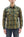 Studio D'Artisan Men's Flannel Plaid Work Shirt, Heavyweight Cotton Long-Sleeve Button-Up Shirt with Minimal Brushing, Made in Japan (SDA 5752 Green)