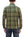 Studio D'Artisan Men's Flannel Plaid Work Shirt, Heavyweight Cotton Long-Sleeve Button-Up Shirt with Minimal Brushing, Made in Japan (SDA 5752 Green)