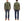 Studio D'Artisan Men's Flannel Plaid Work Shirt, Heavyweight Cotton Long-Sleeve Button-Up Shirt with Minimal Brushing, Made in Japan (SDA 5752 Green)