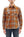 Studio D'Artisan Men's Flannel Plaid Work Shirt, Heavyweight Cotton Long-Sleeve Button-Up Shirt with Minimal Brushing, Made in Japan (SDA 5752 Orange)