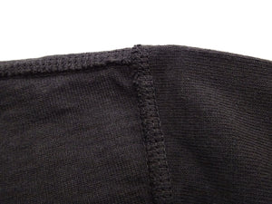 Studio D'artisan Plain T-Shirt Made from Heavyweight Loopwheeled Jersey Fabric Men's Tsuri-Ami Short Sleeve Tee 9913 Charcoal Black (Faded Black)