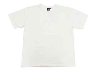 Studio D'artisan Plain T-Shirt Made from Heavyweight Loopwheeled Jersey Fabric Men's Tsuri-Ami Short Sleeve Tee 9913 Off-White