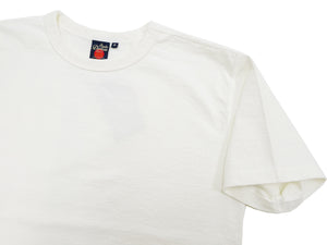 Studio D'artisan Plain T-Shirt Made from Heavyweight Loopwheeled Jersey Fabric Men's Tsuri-Ami Short Sleeve Tee 9913 Off-White