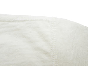 Studio D'artisan Plain T-Shirt Made from Heavyweight Loopwheeled Jersey Fabric Men's Tsuri-Ami Short Sleeve Tee 9913 Off-White