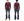 Studio D'Artisan Men's Heavyweight Waffle Knit Thermal Long Sleeve T-Shirt - 100% Cotton, Crew Neck, Ribbed Cuffs, Raw-edge hem, Made in Japan (SDA 9936) Burgundy