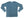 Studio D'Artisan Men's Heavyweight Waffle Knit Thermal Long Sleeve T-Shirt - 100% Cotton, Crew Neck, Ribbed Cuffs, Raw-edge hem, Made in Japan (SDA 9936) Faded-Blue