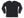 Studio D'artisan Men's Heavyweight 100% Cotton Waffle-Knit Thermal Long-Sleeve T-Shirt, Crew Neck, Four-Needle Flatseams, Curved Overlock-Finished Hem, Made in Japan (SDA 9936 Black)