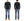 Studio D'artisan Men's Heavyweight 100% Cotton Waffle-Knit Thermal Long-Sleeve T-Shirt, Crew Neck, Four-Needle Flatseams, Curved Overlock-Finished Hem, Made in Japan (SDA 9936 Black)