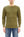 Studio D'artisan Men's Heavyweight 100% Cotton Waffle-Knit Thermal Long-Sleeve T-Shirt, Crew Neck, Four-Needle Flatseams, Curved Overlock-Finished Hem, Made in Japan (SDA 9936 Khaki)