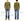 Studio D'artisan Men's Heavyweight 100% Cotton Waffle-Knit Thermal Long-Sleeve T-Shirt, Crew Neck, Four-Needle Flatseams, Curved Overlock-Finished Hem, Made in Japan (SDA 9936 Khaki)